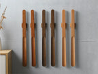 Wooden Shoehorn Extra-Long Handle Magnetic Holder