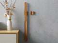 Wooden Shoehorn Extra-Long Handle Magnetic Holder