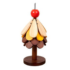 Wooden Tree Figure Sustainable Wood Colorful Leaves