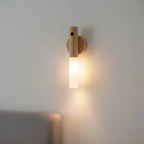 Wooden Wall Lamp Motion Sensor USB Rechargeable Magnetic Mount