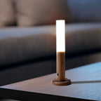 Wooden Wall Lamp Motion Sensor USB Rechargeable Magnetic Mount