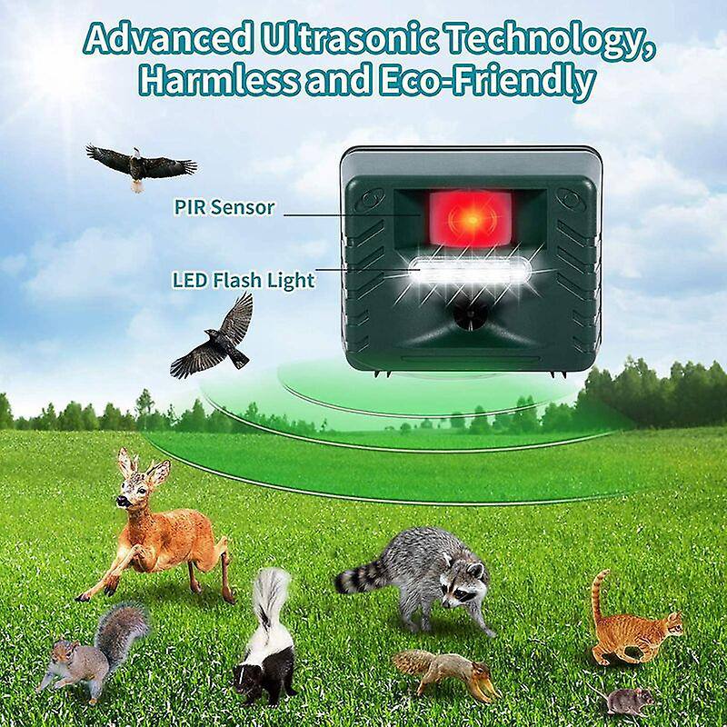 Woodpecker Repeller Ultrasonic Chemical-Free Weather-Resistant