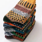 Wool Socks Thermal & Breathable Nordic Pattern