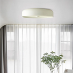 Wool-Texture Dimmable LED Flush Mount Ceiling Light (38 x 8 cm)