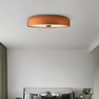 Wool-Texture Dimmable LED Flush Mount Ceiling Light (38 x 8 cm)