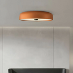Wool-Texture Dimmable LED Flush Mount Ceiling Light (38 x 8 cm)