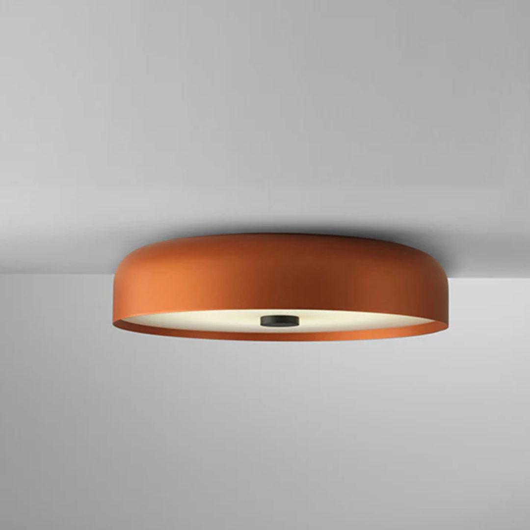 Wool-Texture Dimmable LED Flush Mount Ceiling Light (38 x 8 cm)