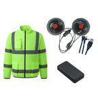 Work Cooling Vest Built-In Fans & 48H Battery