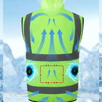 Work Cooling Vest Built-In Fans & 48H Battery