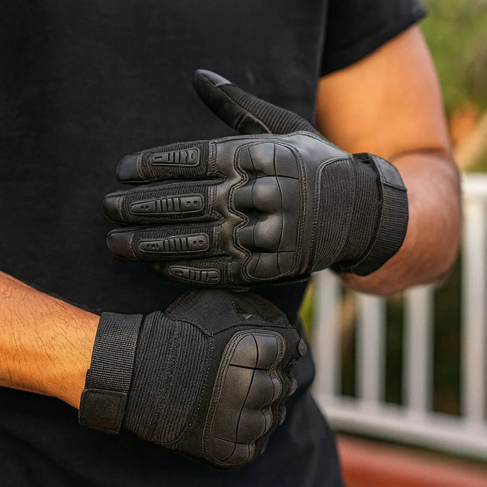 Work Gloves Reinforced Knuckle Panel & Textured Palm
