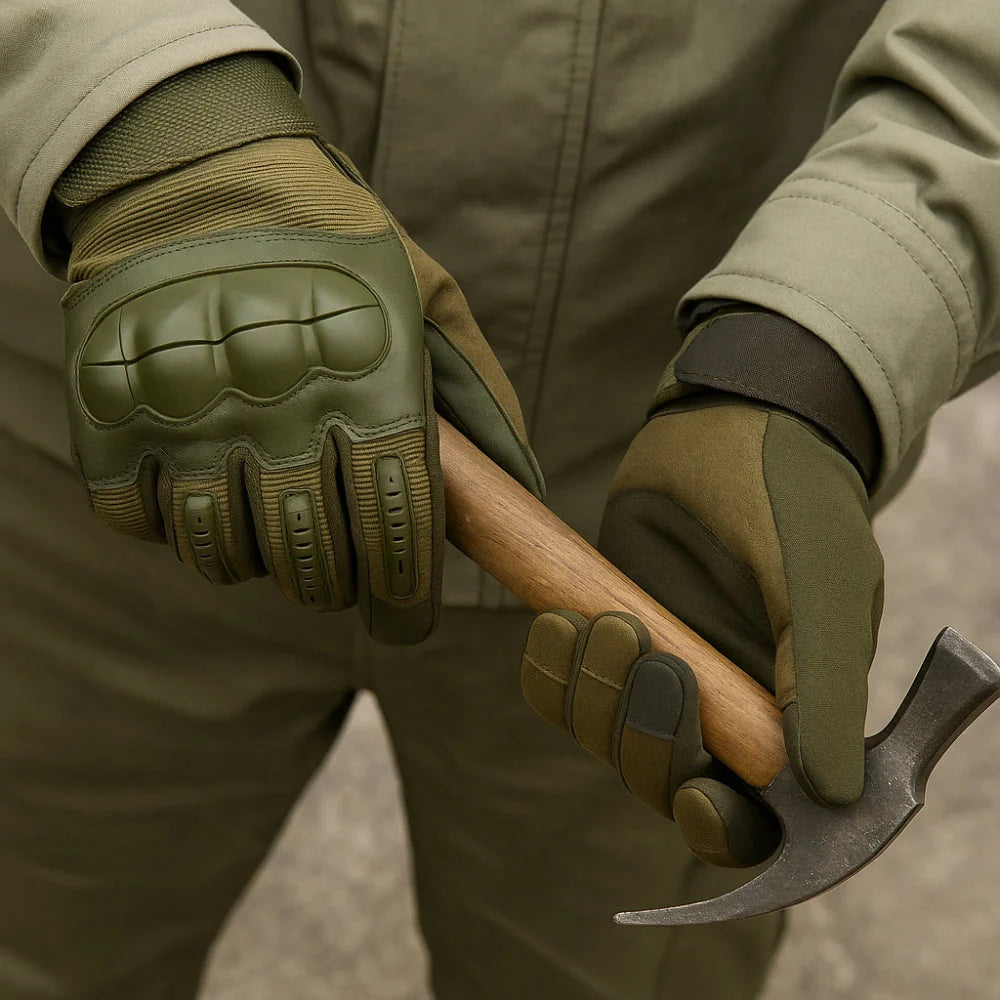 Work Gloves Reinforced Knuckle Panel & Textured Palm