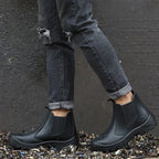 Work Shoes Ergonomic Fit Water-Resistant Leather Anti-Slip Sole