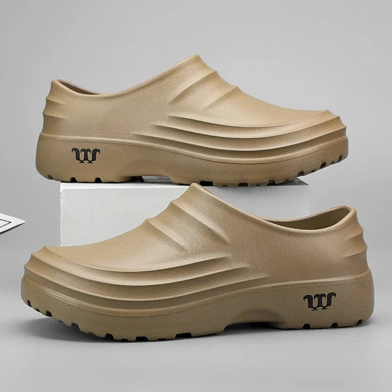 Work Shoes Slip-On Slip-Resistant & Oil-Resistant