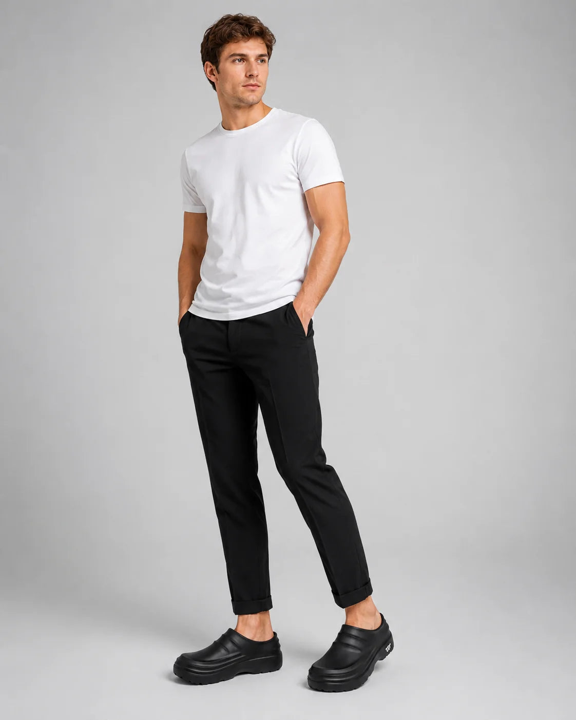 Work Shoes Slip-On Slip-Resistant & Oil-Resistant