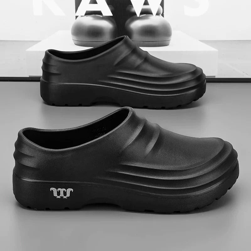 Work Shoes Slip-On Slip-Resistant & Oil-Resistant