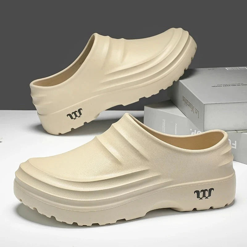 Work Shoes Slip-On Slip-Resistant & Oil-Resistant