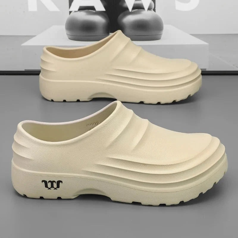 Work Shoes Slip-On Slip-Resistant & Oil-Resistant