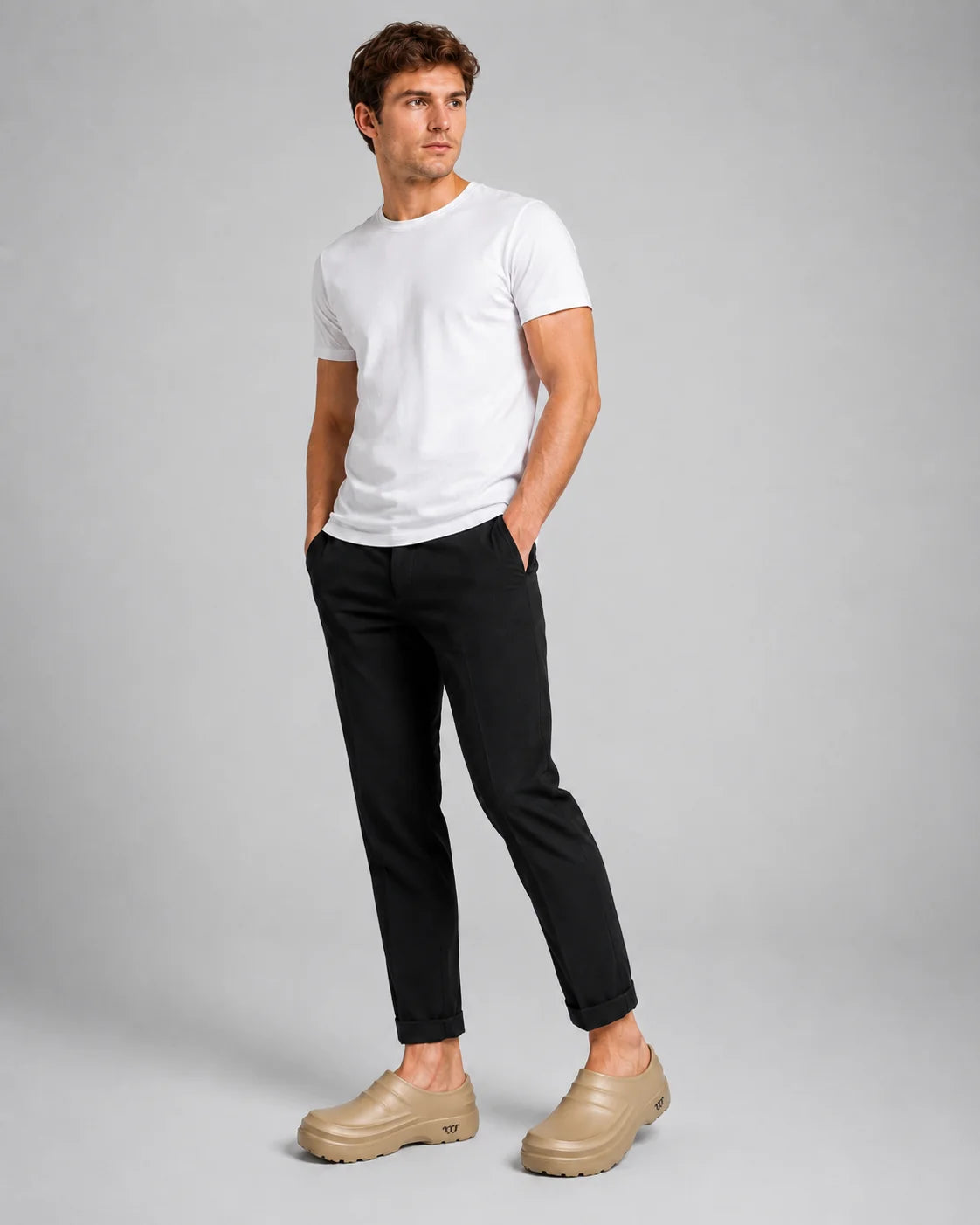 Work Shoes Slip-On Slip-Resistant & Oil-Resistant