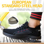Work Shoes Steel Toe Ultra-Light Anti-Slip