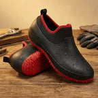 Work Shoes Waterproof Slip-Resistant Slip-On