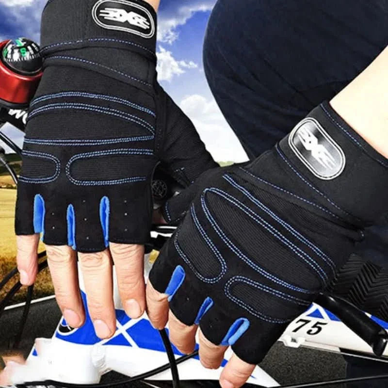 Workout Gloves Shock-Absorbing Padding & Wrist Support
