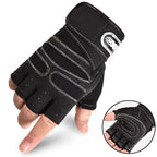 Workout Gloves Shock-Absorbing Padding & Wrist Support