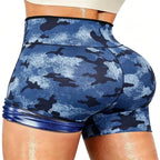 Workout Shorts High Waist Four-Way Stretch & Moisture-Wicking