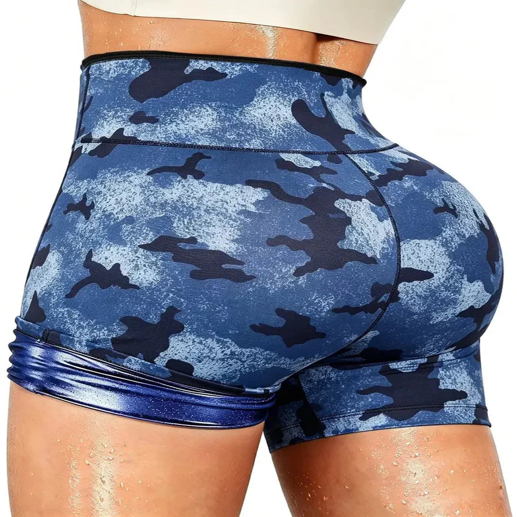 Workout Shorts High Waist Four-Way Stretch & Moisture-Wicking