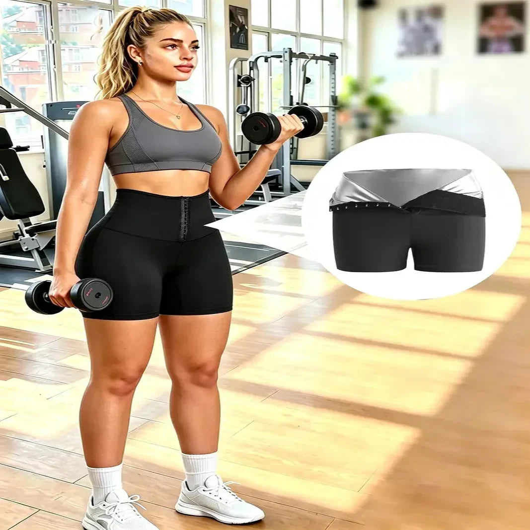 Workout Shorts High Waist Four-Way Stretch & Moisture-Wicking