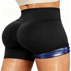Workout Shorts High-Waist Non-Rolling Waistband Moisture-Wicking
