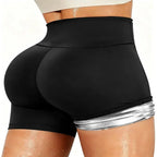 Workout Shorts High-Waist Non-Rolling Waistband Moisture-Wicking