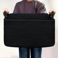 Woven Cotton Basket Sturdy Handles & Stable Base