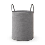 Woven Laundry Basket Braided Cotton Foldable 58L