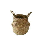 Woven Storage Basket Handwoven Seagrass Foldable