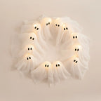 Wreath Ghost LED Battery Powered