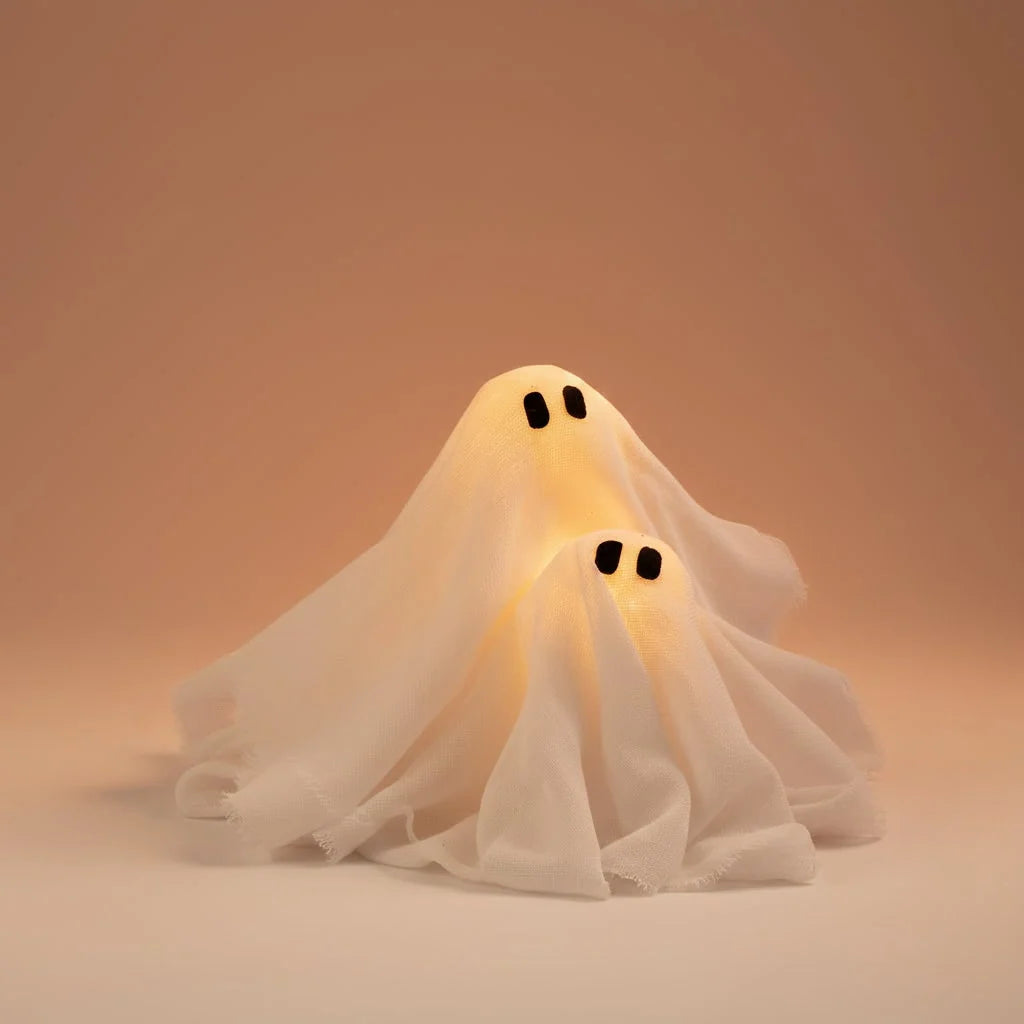 Wreath Ghost LED Battery Powered
