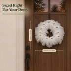 Wreath Glow-In-The-Dark Ghost Battery-Free