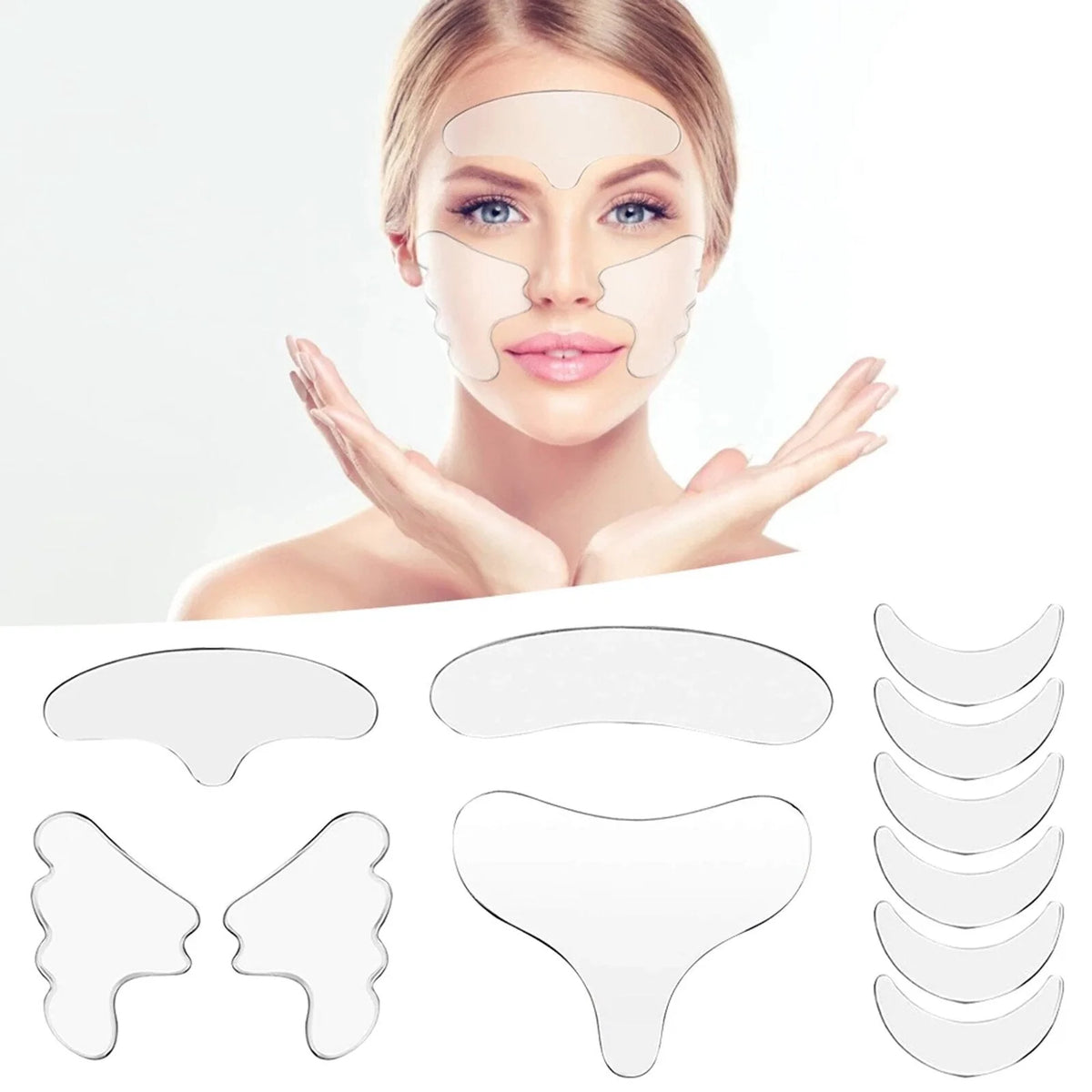 Wrinkle Patch Set Medical Grade Silicone Reusable Overnight