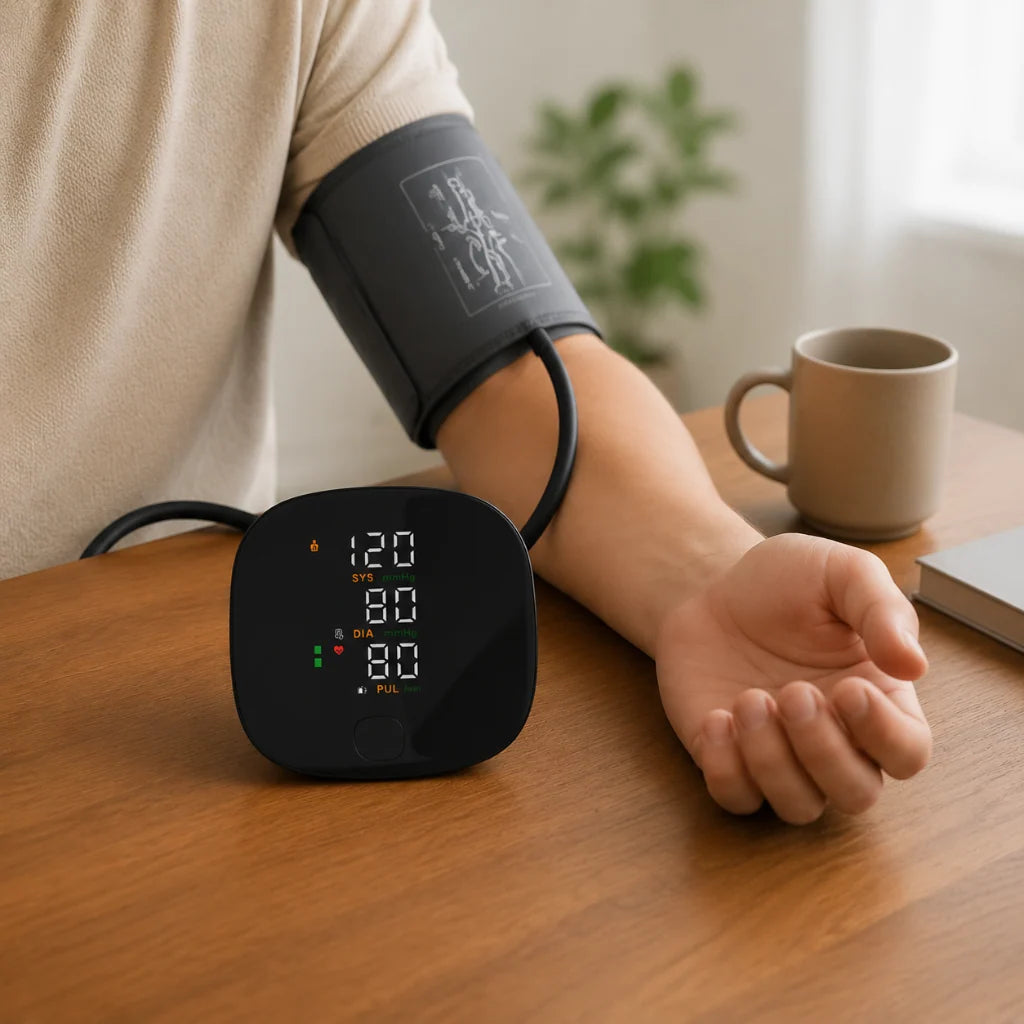 Wrist Blood Pressure Monitor Automatic One-Touch Arrhythmia Detection