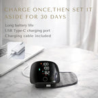 Wrist Blood Pressure Monitor Touchscreen & Voice USB Rechargeable