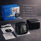 Wrist Blood Pressure Monitor Touchscreen & Voice USB Rechargeable