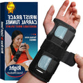 Wrist Brace Three-Strap Adjustable Aluminum Stay & Side Splints