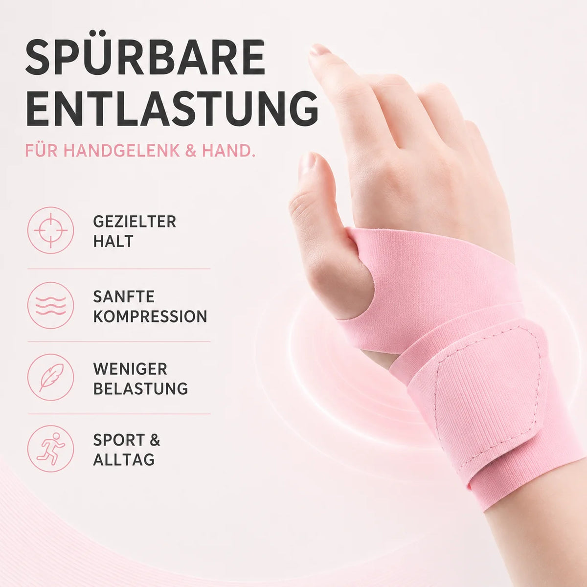 Wrist Brace Ultralight Breathable Nylon Adjustable Wrap