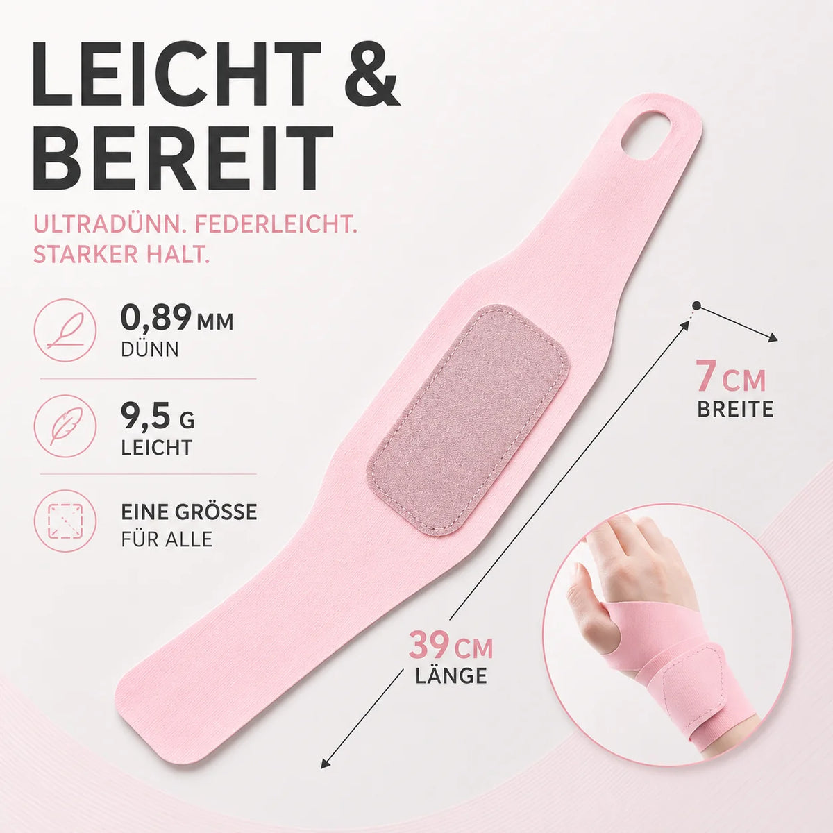 Wrist Brace Ultralight Breathable Nylon Adjustable Wrap