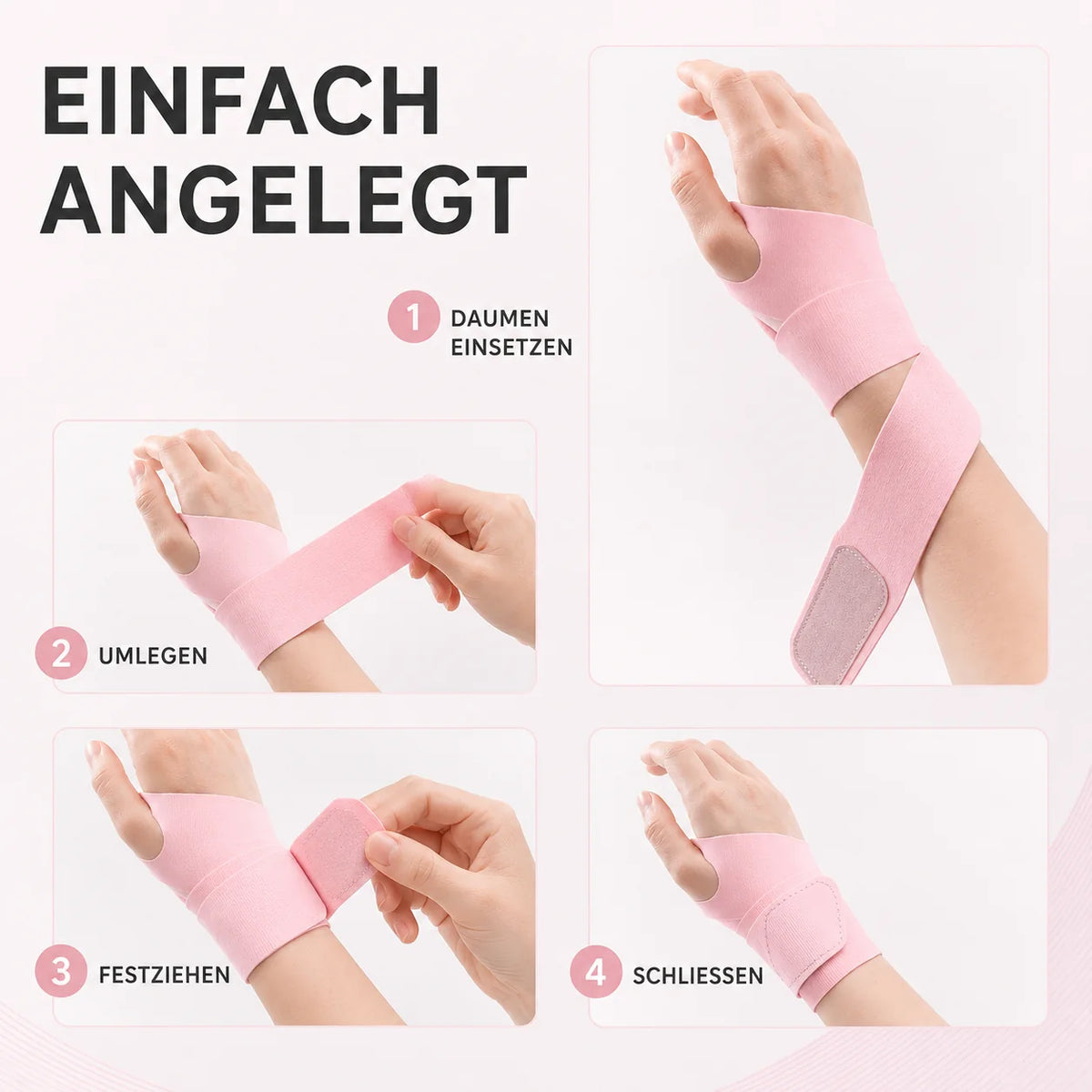 Wrist Brace Ultralight Breathable Nylon Adjustable Wrap