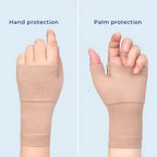 Wrist Compression Sleeve Multi-Zone Thumb Support Open-Fingertip