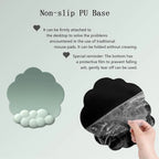 Wrist Rest Set Memory Foam PU Leather & Non-Slip Base
