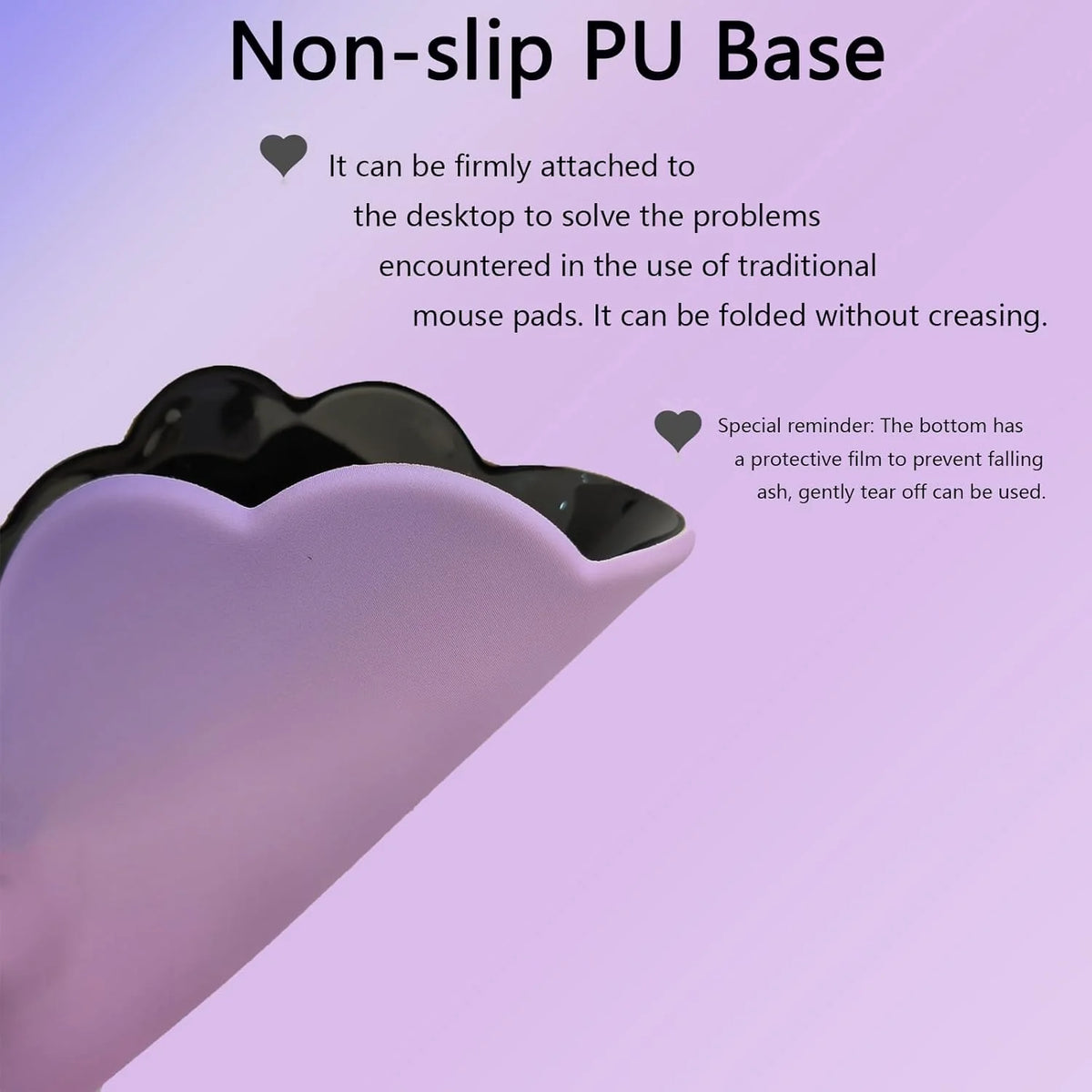 Wrist Rest Set Memory Foam PU Leather & Non-Slip Base