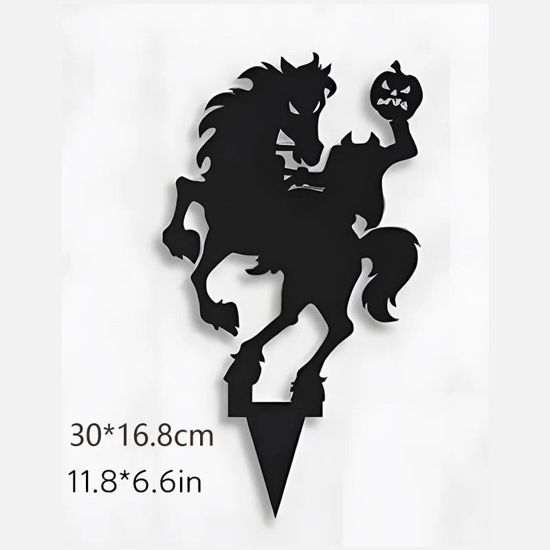 Yard Stake Metal Shadow-Casting Life-Size