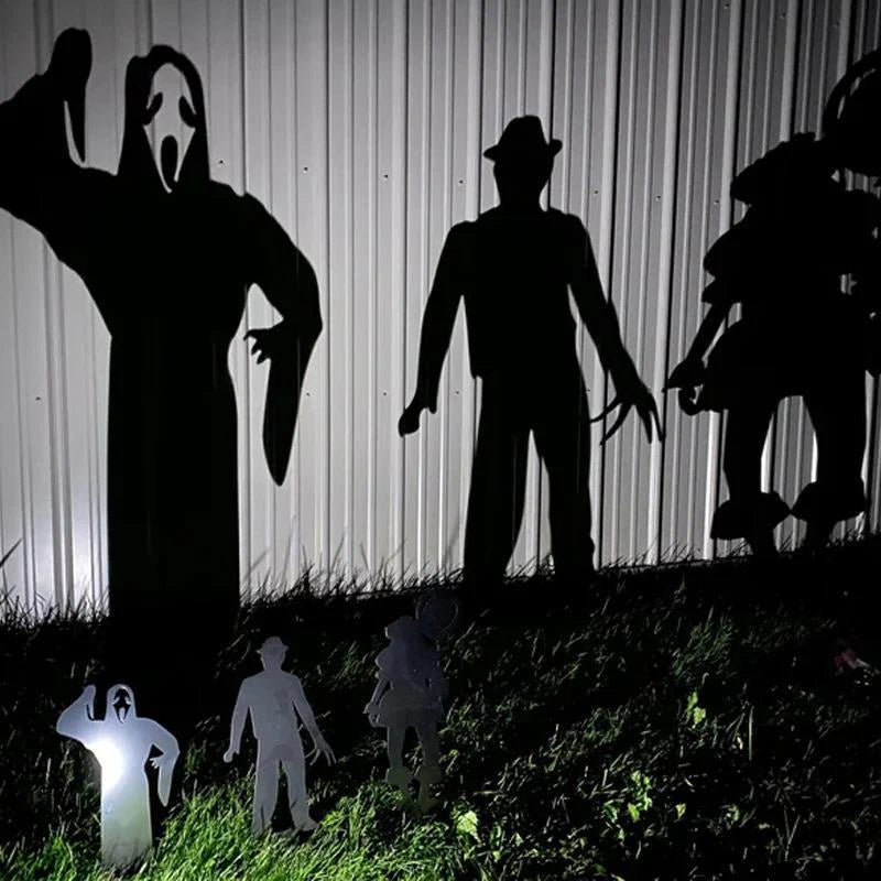 Yard Stake Metal Shadow-Casting Life-Size